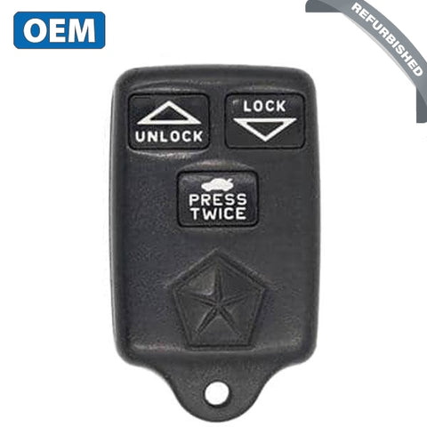 1993-1997 Chrysler Dodge / 3-Button Keyless Entry Remote w/ Trunk / PN: 04759136AB / GQ43VT7T (OEM) - UHS Hardware 1993-1997 Chrysler Dodge / 3-Button Keyless Entry Remote w/ Trunk / PN: 04759136AB / GQ43VT7T (OEM) - UHS Hardware