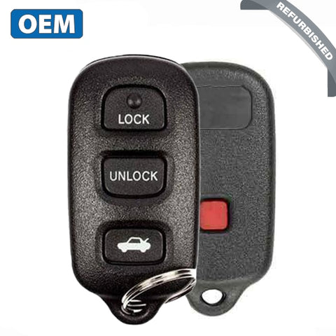 1998-2004 Toyota Avalon / 4-Button Keyless Entry Remote Pn: 89742-Ac050 Hyq12Ban (Oem Refurb) 1998-2004 Toyota Avalon / 4-Button Keyless Entry Remote Pn: 89742-Ac050 Hyq12Ban (Oem Refurb)