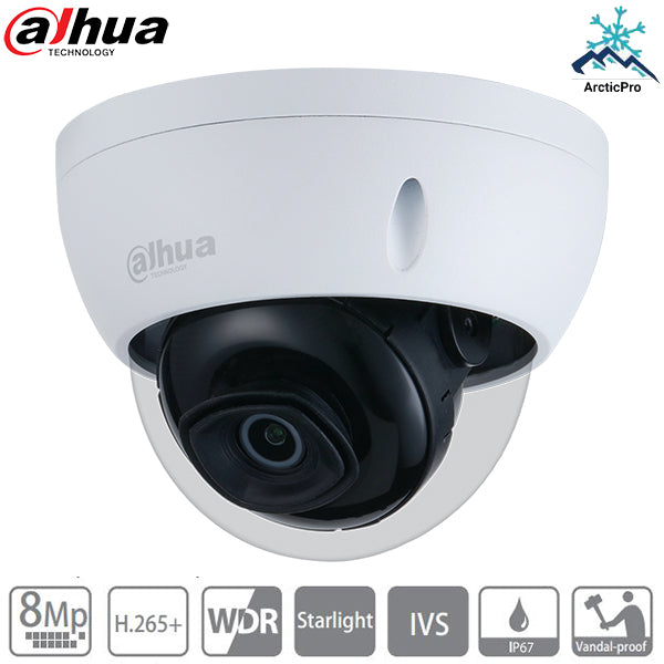 Dahua / HDCVI / 8MP Dome / 2.8 mm Fixed Lens / WDR / IP67 / IK10 / Starlight / 5 Year Warranty / DH-A21CM0Z - UHS Hardware Dahua / HDCVI / 8MP Dome / 2.8 mm Fixed Lens / WDR / IP67 / IK10 / Starlight / 5 Year Warranty / DH-A21CM0Z - UHS Hardware