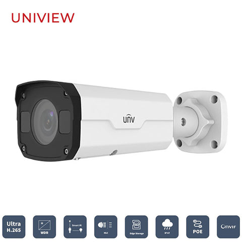 Uniview / UNV / IP / 5MP / Bullet Camera / Motorized Varifocal / 2.8-12mm Lens / Outdoor / WDR / IP67 / WDR / 50m Smart IR / Auto Focus / 3 Year Warranty / UNV-2325SBR5-DPZ-F - UHS Hardware Uniview / UNV / IP / 5MP / Bullet Camera / Motorized Varifocal / 2.8-12mm Lens / Outdoor / WDR / IP67 / WDR / 50m Smart IR / Auto Focus / 3 Year Warranty / UNV-2325SBR5-DPZ-F - UHS Hardware