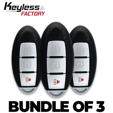 3 x 2019-2020 Nissan Pathfinder Murano / 3-Button Smart Key / PN: 285E3-9UF1B / S180144902 / KR5TXN7 (BUNDLE OF 3) - UHS Hardware 3 x 2019-2020 Nissan Pathfinder Murano / 3-Button Smart Key / PN: 285E3-9UF1B / S180144902 / KR5TXN7 (BUNDLE OF 3) - UHS Hardware