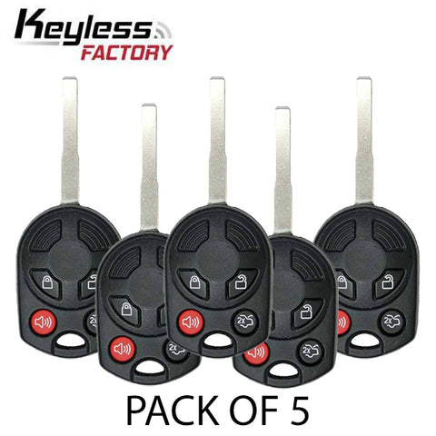 2012-2019 Ford / 4-Button Remote Head Key / OUCD6000022 (BUNDLE OF 5) (AFTERMARKET) - UHS Hardware 2012-2019 Ford / 4-Button Remote Head Key / OUCD6000022 (BUNDLE OF 5) (AFTERMARKET) - UHS Hardware