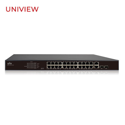 Uniview / UNV / 24 port POE Switch / UNV-POE-24T2GC - UHS Hardware Uniview / UNV / 24 port POE Switch / UNV-POE-24T2GC - UHS Hardware