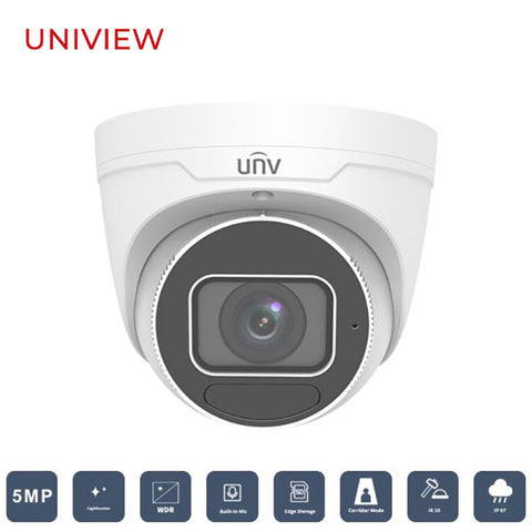 Uniview / UNV / IP / 5MP / Eyeball Camera / Motorized Varifocal / 2.7-13.5mm Lens / Outdoor / WDR / IP67 / IK10 / 40m Smart IR / Auto Focus / 3 Year Warranty / UNV-3635SB-ADZK-I0 - UHS Hardware Uniview / UNV / IP / 5MP / Eyeball Camera / Motorized Varifocal / 2.7-13.5mm Lens / Outdoor / WDR / IP67 / IK10 / 40m Smart IR / Auto Focus / 3 Year Warranty / UNV-3635SB-ADZK-I0 - UHS Hardware