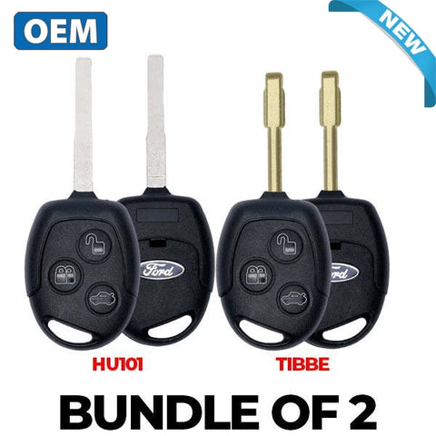 2 X 2010-2017 Ford Transit Connect Fiesta / 3-Button Remote Head (No Blade) Pn: 164-R8042 2 X 2010-2017 Ford Transit Connect Fiesta / 3-Button Remote Head (No Blade) Pn: 164-R8042