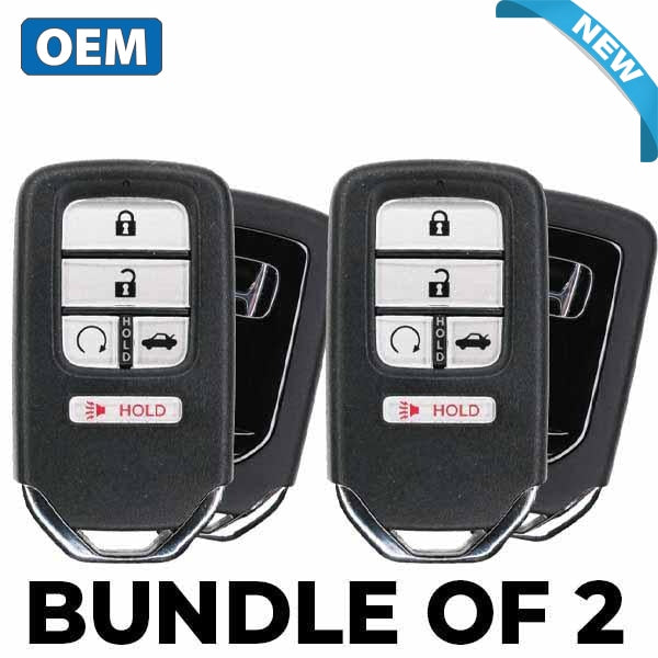 2 X 2016-2020 Honda Civic / 5-Button Smart Key Pn: 72147-Tba-A11 Kr5V2X (Oem) (Bundle Of 2) 2 X 2016-2020 Honda Civic / 5-Button Smart Key Pn: 72147-Tba-A11 Kr5V2X (Oem) (Bundle Of 2)