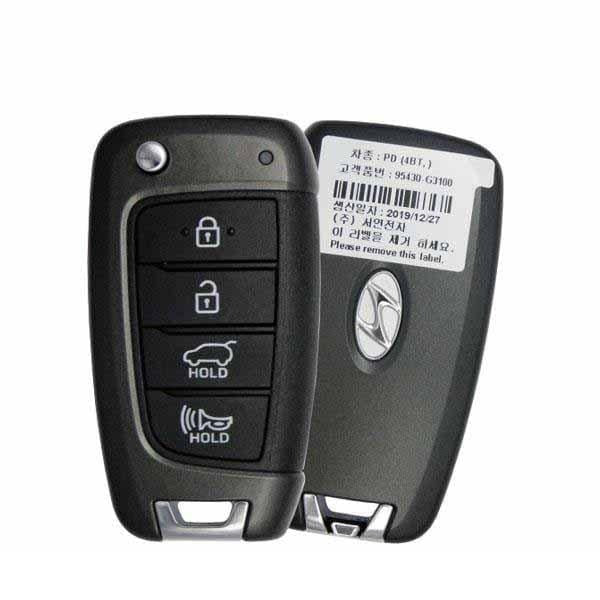 2 X 2017-2019 Huyndai Elantra Gt / 4-Button Flip Key Pn: 95430-G3100 Osloka-450T (Oem) (Bundle Of 2) 2 X 2017-2019 Huyndai Elantra Gt / 4-Button Flip Key Pn: 95430-G3100 Osloka-450T (Oem) (Bundle Of 2)