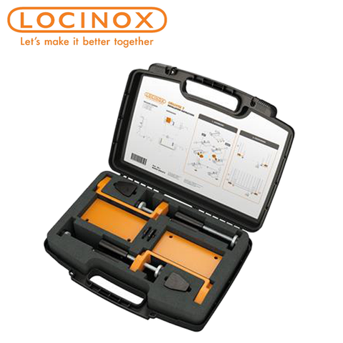 Locinox - Drillvise II - Clamp Set For Frame Positioning - UHS Hardware Locinox - Drillvise II - Clamp Set For Frame Positioning - UHS Hardware