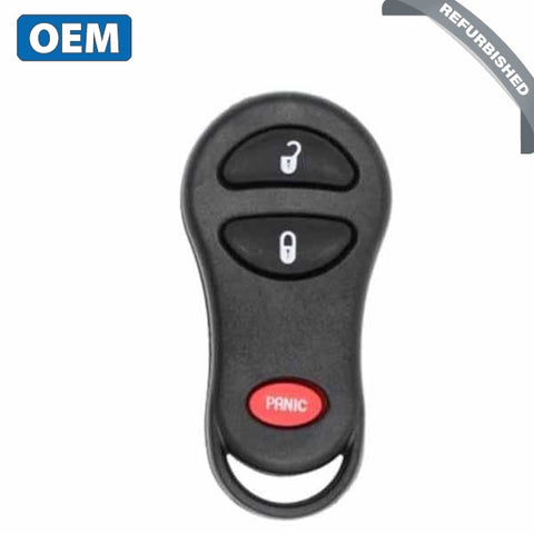 2001-2005 Chrysler PT Cruiser / 3-Button FOB Keyless Entry Remote / PN: 04671641 AB/ GQ43VT13T/ (OEM) - UHS Hardware 2001-2005 Chrysler PT Cruiser / 3-Button FOB Keyless Entry Remote / PN: 04671641 AB/ GQ43VT13T/ (OEM) - UHS Hardware