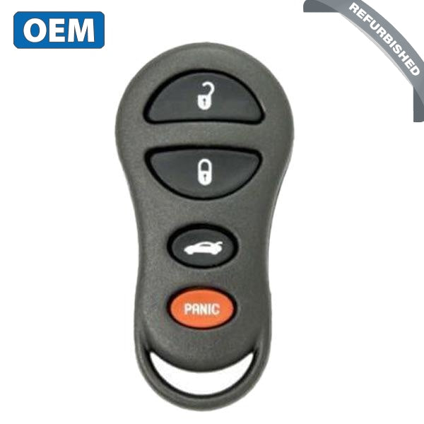 2001-2006 Chrysler / Dodge Jeep 4-Button Remote Pn 04686481Ax Gq43Vt17T(Oem Refurb) Keyless Entry 2001-2006 Chrysler / Dodge Jeep 4-Button Remote Pn 04686481Ax Gq43Vt17T(Oem Refurb) Keyless Entry