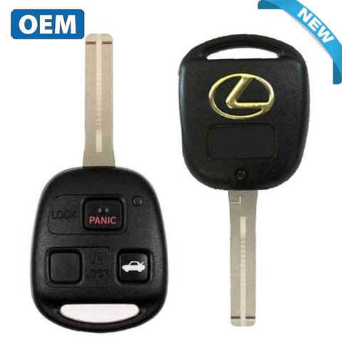 2001-2008 Lexus Es330 Ls430 / 3-Button Remote Head Key Pn: 89070-33751 Hyq12Bbt (Oem) 2001-2008 Lexus Es330 Ls430 / 3-Button Remote Head Key Pn: 89070-33751 Hyq12Bbt (Oem)