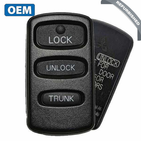 2002 - 2003 Mitsubishi Galant / 3-Button Keyless Entry Remote / PN: MR587978 / E4EG8D-522M-A (OEM) - UHS Hardware 2002 - 2003 Mitsubishi Galant / 3-Button Keyless Entry Remote / PN: MR587978 / E4EG8D-522M-A (OEM) - UHS Hardware