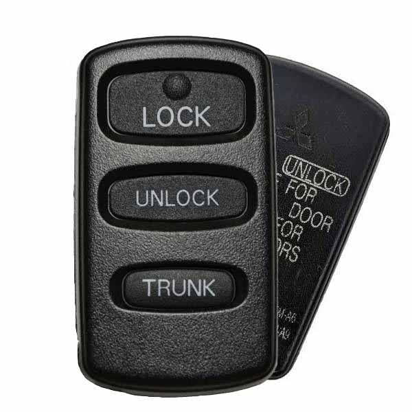 2002 - 2003 Mitsubishi Galant / 3-Button Keyless Entry Remote / PN: MR587978 / E4EG8D-522M-A (OEM) - UHS Hardware 2002 - 2003 Mitsubishi Galant / 3-Button Keyless Entry Remote / PN: MR587978 / E4EG8D-522M-A (OEM) - UHS Hardware