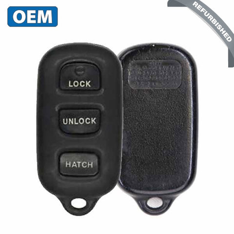 2003-2008 Toyota / 3-Button Keyless Entry Remote w/ Hatch / PN: 88LP0065 / GQ43VT20T (OEM) - UHS Hardware 2003-2008 Toyota / 3-Button Keyless Entry Remote w/ Hatch / PN: 88LP0065 / GQ43VT20T (OEM) - UHS Hardware