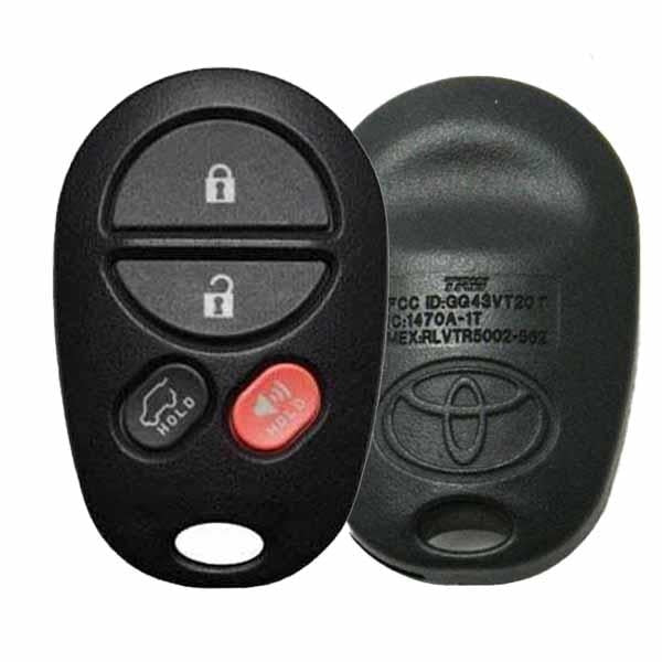 2004-2012 Toyota Highlander / 4-Button Keyless Entry Remote Pn: 89742-0W011 Gq43Vt20T (Oem) 2004-2012 Toyota Highlander / 4-Button Keyless Entry Remote Pn: 89742-0W011 Gq43Vt20T (Oem)