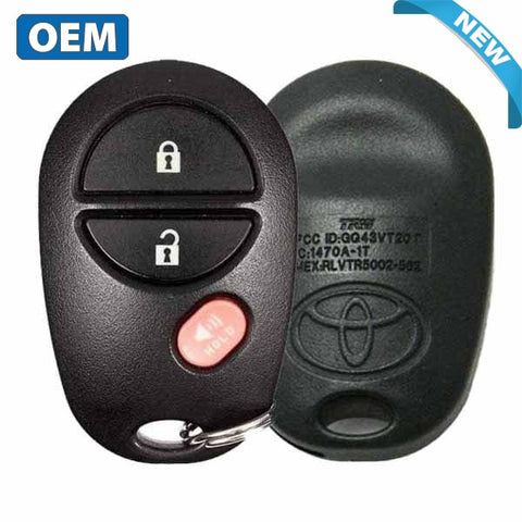 2004-2020 Toyota / 3-Button Keyless Entry Remote / PN: 89742-AE011 / GQ43VT20T(OEM) - UHS Hardware 2004-2020 Toyota / 3-Button Keyless Entry Remote / PN: 89742-AE011 / GQ43VT20T(OEM) - UHS Hardware