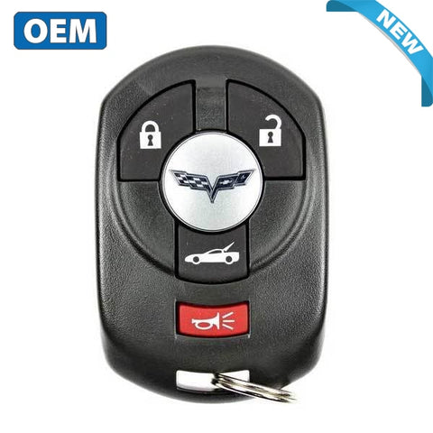 2005-2007 Chevrolet Corvette / 4-Button Keyless Entry Remote / PN: 10372541 / M3N65981403 (Driver 1) (OEM) - UHS Hardware 2005-2007 Chevrolet Corvette / 4-Button Keyless Entry Remote / PN: 10372541 / M3N65981403 (Driver 1) (OEM) - UHS Hardware
