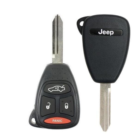 2005-2007 Jeep Commander Cherokee / 4-Button Remote Head Key / PN: 56038768AA / KOBDT04A (OEM) - UHS Hardware 2005-2007 Jeep Commander Cherokee / 4-Button Remote Head Key / PN: 56038768AA / KOBDT04A (OEM) - UHS Hardware