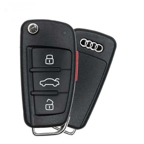 2005-2010 Audi / 4-Button Flip Key Pn: 8P0 837 220E Nbg009272T (Oem Refurb) 2005-2010 Audi / 4-Button Flip Key Pn: 8P0 837 220E Nbg009272T (Oem Refurb)