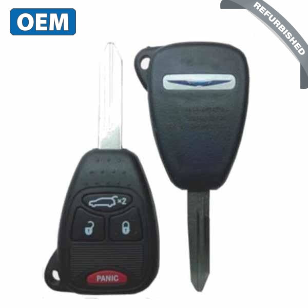 2005-2014 Chrysler / 4-Button Remote Head Key / PN: 56040652AD / OHT692427AA (OEM) - UHS Hardware 2005-2014 Chrysler / 4-Button Remote Head Key / PN: 56040652AD / OHT692427AA (OEM) - UHS Hardware