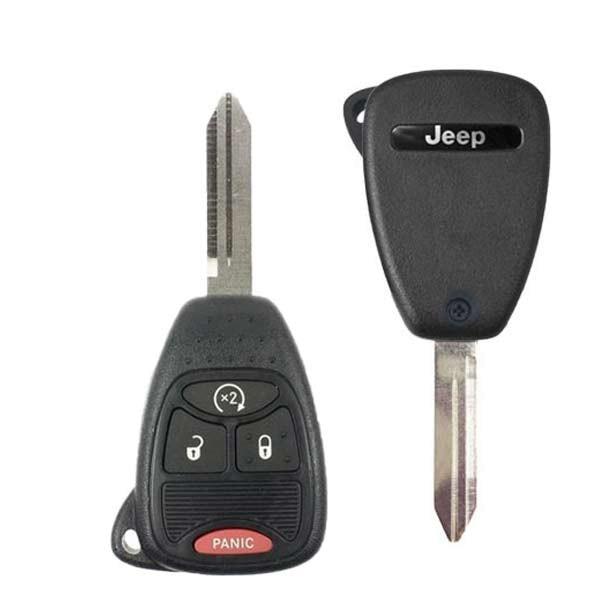 2005-2018 Jeep Dodge / 4-Button Remote Head Key / PN: 68039414AA / OHT692427AA (OEM) - UHS Hardware 2005-2018 Jeep Dodge / 4-Button Remote Head Key / PN: 68039414AA / OHT692427AA (OEM) - UHS Hardware