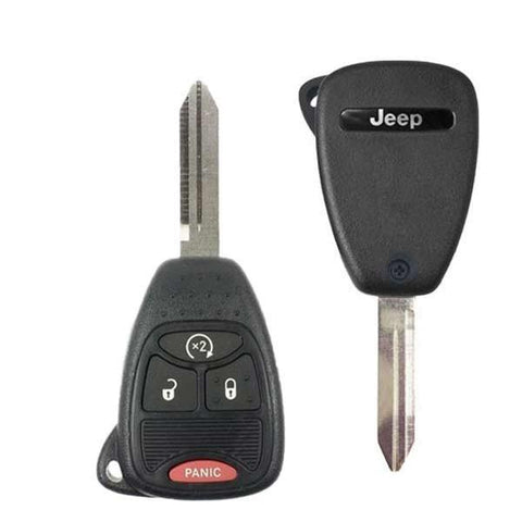 2005-2018 Jeep Dodge / 4-Button Remote Head Key / PN: 68039414AA / OHT692427AA (OEM) - UHS Hardware 2005-2018 Jeep Dodge / 4-Button Remote Head Key / PN: 68039414AA / OHT692427AA (OEM) - UHS Hardware