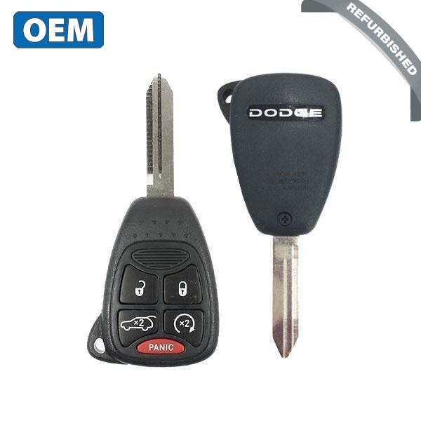 2006 - 2013 Dodge Avenger Durango / 5-Button Remote Head Key W Hatch & Rs Pn: 68273345Aa Oht692427Aa 2006 - 2013 Dodge Avenger Durango / 5-Button Remote Head Key W Hatch & Rs Pn: 68273345Aa Oht692427Aa