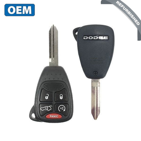 2006 - 2013 Dodge Avenger Durango / 5-Button Remote Head Key W Hatch & Rs Pn: 68273345Aa Oht692427Aa 2006 - 2013 Dodge Avenger Durango / 5-Button Remote Head Key W Hatch & Rs Pn: 68273345Aa Oht692427Aa