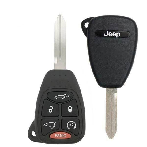 2007-2009 Jeep Commander / 6-Button Remote Head Key / PN: 68003461AA / OHT692427AA (OEM) - UHS Hardware 2007-2009 Jeep Commander / 6-Button Remote Head Key / PN: 68003461AA / OHT692427AA (OEM) - UHS Hardware