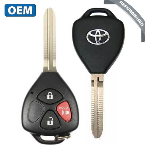 2007-2009 RAV4 Sport / 3-Button Remote Head Key / PN: 89070-42670 / HYQ12BBY (No Chip) (OEM) - UHS Hardware 2007-2009 RAV4 Sport / 3-Button Remote Head Key / PN: 89070-42670 / HYQ12BBY (No Chip) (OEM) - UHS Hardware