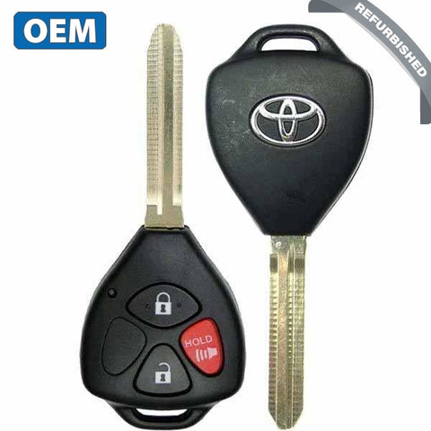 2007-2013 Toyota Scion / 3-Button Remote Head Key / PN: 89070-52860 / MOZB41TG / (4D 67 Chip) (OEM) - UHS Hardware 2007-2013 Toyota Scion / 3-Button Remote Head Key / PN: 89070-52860 / MOZB41TG / (4D 67 Chip) (OEM) - UHS Hardware