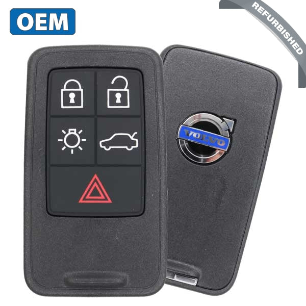 2007-2017 Volvo / 5-Button Smart Key W/ Approach Lights Pn: 30659607 Kr55Wk49264 (Oem Refurb) 2007-2017 Volvo / 5-Button Smart Key W/ Approach Lights Pn: 30659607 Kr55Wk49264 (Oem Refurb)