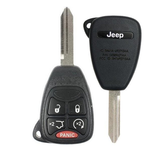 2008-2012 Jeep Liberty / 5-Button Remote Head Key / PN: 68029834AB / OHT692713AA (OEM) - UHS Hardware 2008-2012 Jeep Liberty / 5-Button Remote Head Key / PN: 68029834AB / OHT692713AA (OEM) - UHS Hardware
