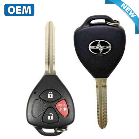 2008-2012 Scion xB / 3-Button Remote Head Key / PN: 89070-12380 / HYQ12BBY (OEM) - UHS Hardware 2008-2012 Scion xB / 3-Button Remote Head Key / PN: 89070-12380 / HYQ12BBY (OEM) - UHS Hardware