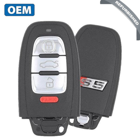 2008-2017 Audi S5 / 4-Button Smart Key 8T0.959.754.s Iyzfbsb802 (Oem Refurb) 2008-2017 Audi S5 / 4-Button Smart Key 8T0.959.754.s Iyzfbsb802 (Oem Refurb)