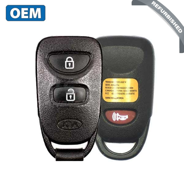 2009-2012 KIA Soul / 3-Button Keyless Entry Remote / PN: 95430-2K100 / NYOSEKS-AM08TX (OEM) - UHS Hardware 2009-2012 KIA Soul / 3-Button Keyless Entry Remote / PN: 95430-2K100 / NYOSEKS-AM08TX (OEM) - UHS Hardware