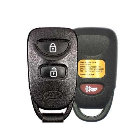 2009-2012 KIA Soul / 3-Button Keyless Entry Remote / PN: 95430-2K100 / NYOSEKS-AM08TX (OEM) - UHS Hardware 2009-2012 KIA Soul / 3-Button Keyless Entry Remote / PN: 95430-2K100 / NYOSEKS-AM08TX (OEM) - UHS Hardware