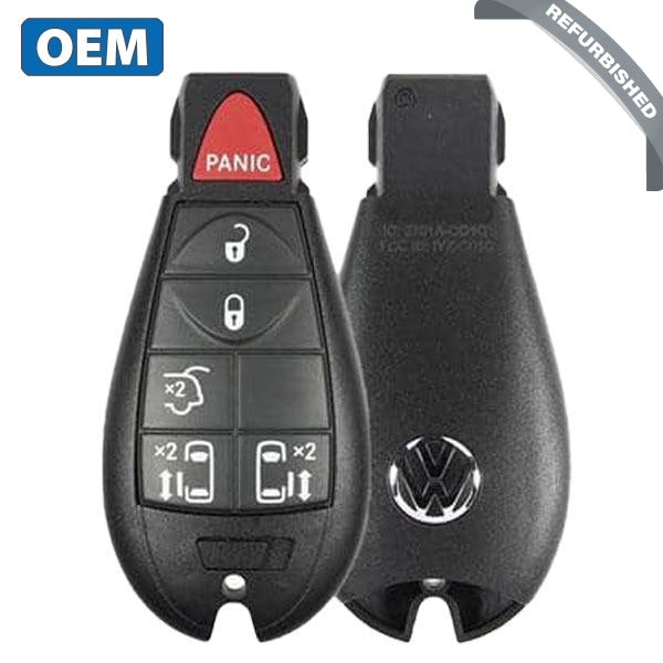 2009-2012 Volkswagen Routan / 6-Button Fobik / PN: 7B0959754AG / IYZ-C01C (OEM) - UHS Hardware 2009-2012 Volkswagen Routan / 6-Button Fobik / PN: 7B0959754AG / IYZ-C01C (OEM) - UHS Hardware