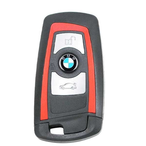 2009-2014 Bmw F-Series / 3-Button Smart Key Ygohuf5767/ Cas4 (Red Trim) (Oem) 2009-2014 Bmw F-Series / 3-Button Smart Key Ygohuf5767/ Cas4 (Red Trim) (Oem)