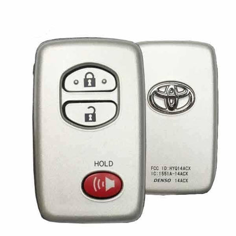 2009-2019 Toyota / 3-Button Smart Key / PN: 89904-35010 / HYQ14ACX (GNE Board) (OEM) - UHS Hardware 2009-2019 Toyota / 3-Button Smart Key / PN: 89904-35010 / HYQ14ACX (GNE Board) (OEM) - UHS Hardware