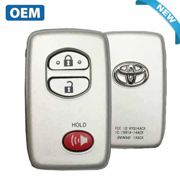 2009-2019 Toyota / 3-Button Smart Key / PN: 89904-35010 / HYQ14ACX (GNE Board) (OEM) - UHS Hardware 2009-2019 Toyota / 3-Button Smart Key / PN: 89904-35010 / HYQ14ACX (GNE Board) (OEM) - UHS Hardware