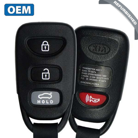 2010-2013 Kia Optima / 4-Button Keyless Entry Remote / PN: 95430-2T000 / NYOSEKS-TF10ATX (OEM) - UHS Hardware 2010-2013 Kia Optima / 4-Button Keyless Entry Remote / PN: 95430-2T000 / NYOSEKS-TF10ATX (OEM) - UHS Hardware