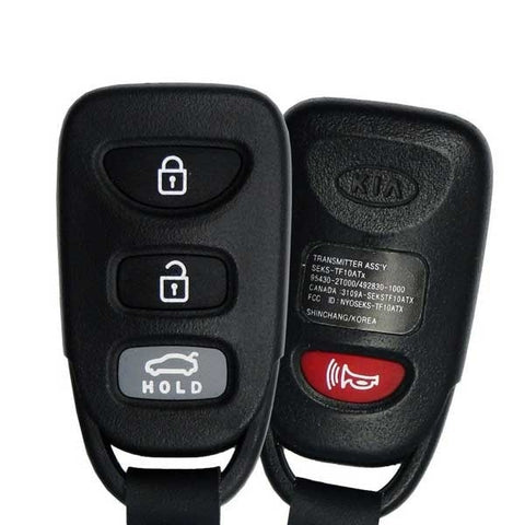 2010-2013 Kia Optima / 4-Button Keyless Entry Remote / PN: 95430-2T000 / NYOSEKS-TF10ATX (OEM) - UHS Hardware 2010-2013 Kia Optima / 4-Button Keyless Entry Remote / PN: 95430-2T000 / NYOSEKS-TF10ATX (OEM) - UHS Hardware