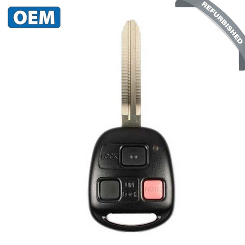 2010-2015 Toyota FJ Cruiser / 3-Button Remote Head Key / PN: 89070-35140 / HYQ12BBT (G Chip) (OEM) - UHS Hardware 2010-2015 Toyota FJ Cruiser / 3-Button Remote Head Key / PN: 89070-35140 / HYQ12BBT (G Chip) (OEM) - UHS Hardware
