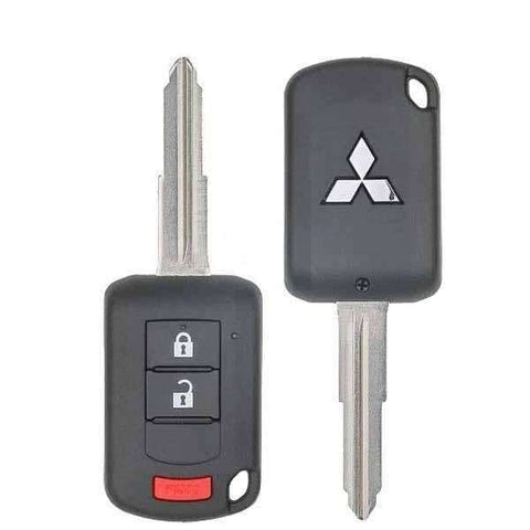 2010-2019 Mitsubishi Outlander Lancer / 3-Button Remote Head Key w/ Shoulder / PN: 6370B944 / OUCJ166N (OEM) - UHS Hardware 2010-2019 Mitsubishi Outlander Lancer / 3-Button Remote Head Key w/ Shoulder / PN: 6370B944 / OUCJ166N (OEM) - UHS Hardware