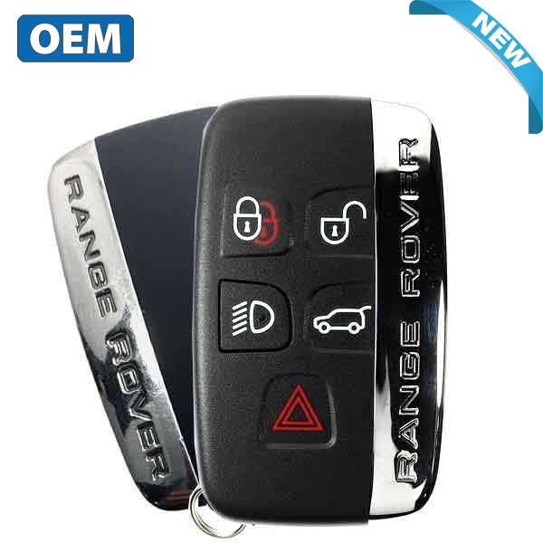 2010 - 2020 Land Rover Range Rover Evoque Sport / 5-Button Smart Key / PN: BJ32-15K601-AB / KOBJTF10A (OEM) - UHS Hardware 2010 - 2020 Land Rover Range Rover Evoque Sport / 5-Button Smart Key / PN: BJ32-15K601-AB / KOBJTF10A (OEM) - UHS Hardware