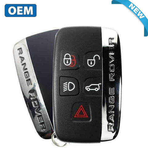 2010 - 2020 Land Rover Range Rover Evoque Sport / 5-Button Smart Key / PN: BJ32-15K601-AB / KOBJTF10A (OEM) - UHS Hardware 2010 - 2020 Land Rover Range Rover Evoque Sport / 5-Button Smart Key / PN: BJ32-15K601-AB / KOBJTF10A (OEM) - UHS Hardware
