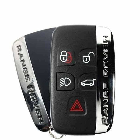 2010 - 2020 Land Rover Range Rover Evoque Sport / 5-Button Smart Key / PN: BJ32-15K601-AB / KOBJTF10A (OEM Refurb) - UHS Hardware 2010 - 2020 Land Rover Range Rover Evoque Sport / 5-Button Smart Key / PN: BJ32-15K601-AB / KOBJTF10A (OEM Refurb) - UHS Hardware