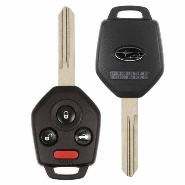 2011-2014 Subaru Tribeca / 4-Button Remote Head Key / PN: 57497-XA20A / CWTWB1U811 / 4D 62 Chip (OEM) - UHS Hardware 2011-2014 Subaru Tribeca / 4-Button Remote Head Key / PN: 57497-XA20A / CWTWB1U811 / 4D 62 Chip (OEM) - UHS Hardware