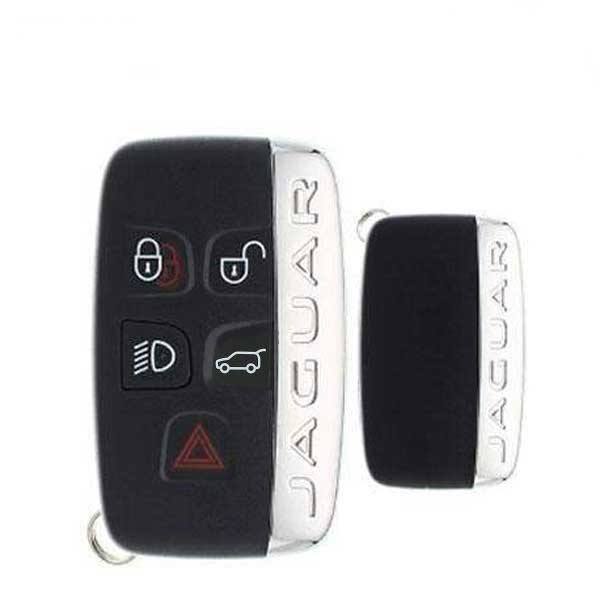 2011-2017 Jaguar / 5-Button Smart Key Remote / PN: 5E0U50707-AA / KOBJTF10A / (OEM) - UHS Hardware 2011-2017 Jaguar / 5-Button Smart Key Remote / PN: 5E0U50707-AA / KOBJTF10A / (OEM) - UHS Hardware
